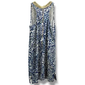 Lilly Pulitzer Carlotta Stretch Shift Dress Indigo Home Slice Gold Soutache‎ 4 thumbnail 3