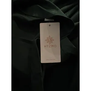 HTZMO Women's Dress Small Dark Green Sateen Cocktail Party thumbnail 4