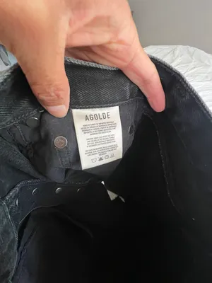 Quinn black denim distressed mini Jean skirt 28 thumbnail 9