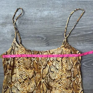 REFORMATION Vivette Snakeskin Mini Dress Medium thumbnail 11
