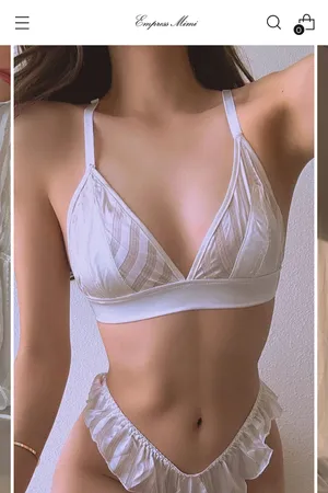 OH COCO! BRALETTE White Size XL thumbnail 1