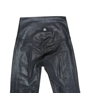 Lululemon Align High Rise Tight 28 Foil Black‎ Radiate Foil Print LW5FG6S Size 2 thumbnail 4
