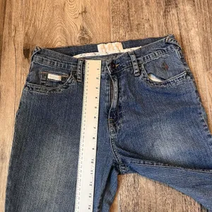 Baby Phat Jeans Bell Bottoms Size 14 Juniors Mid-Rise Vintage Blue Jeans #91 thumbnail 8