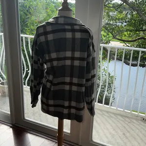 Super soft button down flannel shirt size M Brown Size M thumbnail 2