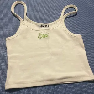 NWOT I am Gia i.am.gia tali tank top white logo tank xs thumbnail 3