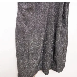 MESHKI NEW Two-Tone Glitter Wrap Dress Black Shimmer Size Medium thumbnail 11
