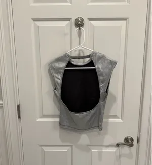 ZARA Metallic Top thumbnail 3