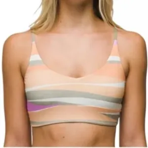 Prana NWT Willow Falls Reversible Bikini Top in Waves Size Medium thumbnail 1