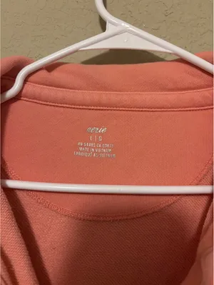 Aerie Coral Pink Oversized Pullover Sweatshirt Large thumbnail 2