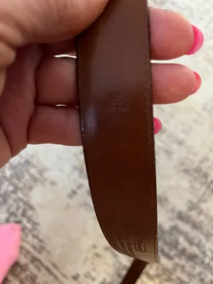 Vintage coach leather belt thumbnail 5