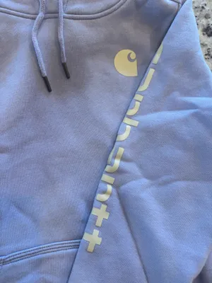 Carhartt Lavender Relaxed Fit Hoodie thumbnail 2