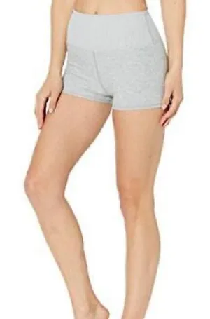 Alo Yoga Women's Gray High-Waist Shorts thumbnail 1