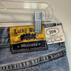 Vintage Y2K Lucky Brand‎ Women's 204 Longline Bootleg Bootcut Jean Light Wash 29 thumbnail 5