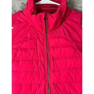 Lululemon Fluffed Up Goose Down Quilted Puffer Vest Running Vest Hot Pink S 10 thumbnail 2
