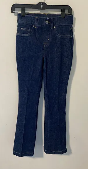 SPANX Stretch Flare Jeans Dark Wash Bootcut Denim Women's XS NWOT thumbnail 1