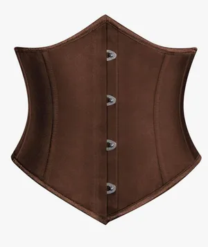Halloween Sleek Brown Belt Pirate Corset thumbnail 1