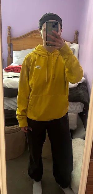 Yellow Nike Hoodie thumbnail 1