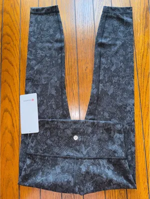 Lululemon Wunder Train High Rise 25” Hideaway Camo Black Size 6 NWT thumbnail 2
