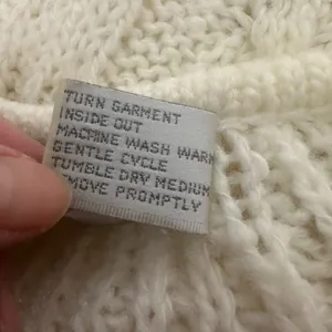 Vintage Robert Scott Ltd Cable Knit Button Cardigan Cream Sweater‎ Sz 34 Cottage thumbnail 8