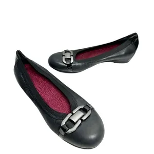 Munro‎ Flats Size 5.5 Black Metallic Ivy Ballet Slip On Casual Shoes thumbnail 5
