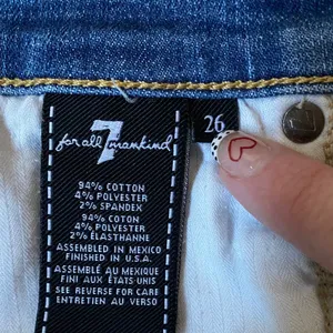 7 For All Mankind Josefina High Waist Slim Boyfriend Blue Jeans‎ Size 26 thumbnail 6