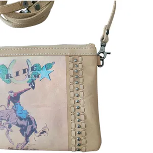 Montana West Ride ‘em! | Western style leather shoulder/crossbody gives cowgirl energy thumbnail 5