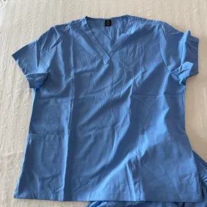 Women's Blue Two Piece Scrub Set Size XL #260646 thumbnail 2