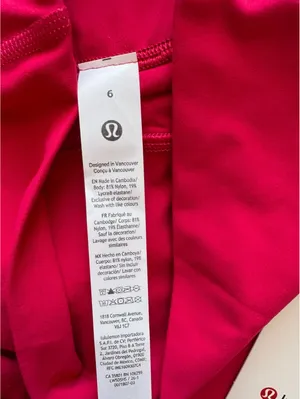 Lululemon Align With Pockets High Rise 25” Mulberry Spark Size 6 NWT thumbnail 7