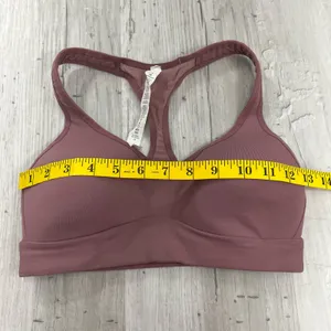 Lululemon Figue Purple Speed Up High Support Racerback Sports Bra 4 thumbnail 5