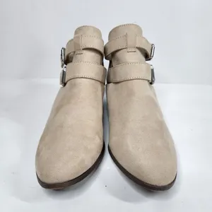 Francesca's Portia Buckle Faux Suede Ankle Booties size 7 Fall Boho thumbnail 5