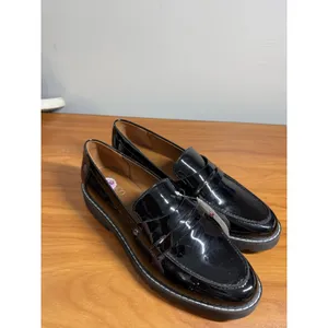 NWT FRANCO SARTO Cassandra Black Platform Penny Loafer Women's Size 8.5 thumbnail 3