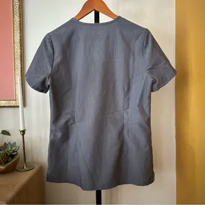 FIGS Women's Casma Three-Pocket Scrub Top V-Neck Graphite Gray PO 1602 Size S‎ thumbnail 7