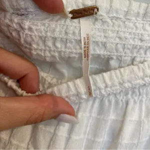Free People Check It Out Pants In Ivory Size Small thumbnail 8
