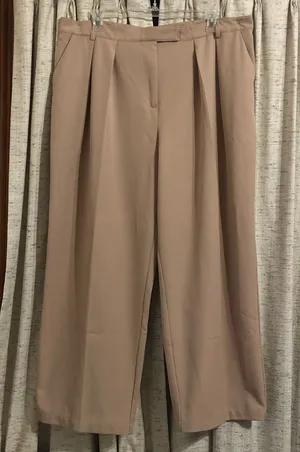 And Now This High-Rise Pleated Straight Leg Pants thumbnail 1