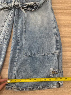 We The Free CRVY Outlaw Wide Leg Baggy Jeans Women Size Small thumbnail 9