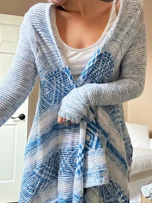 Hollister Blue Cardigan thumbnail 4