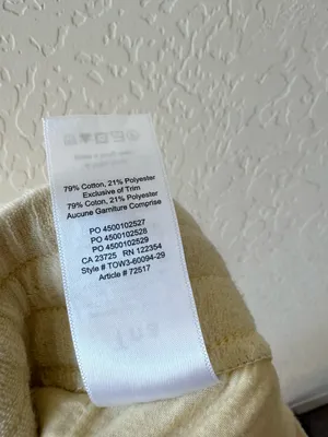 Aritzia TNA Butter Yellow Terry Cloth Jogger thumbnail 8