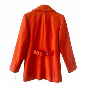 PAUL LEVY Vintage Wool Double Breast Coat Size M NEW thumbnail 7
