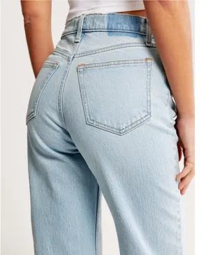 Abercrombie High-Rise Jeans 90s Relaxed thumbnail 3