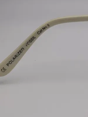 Fossil Kellan Aviator White & Silver Frame Polarized Sunglasses thumbnail 15