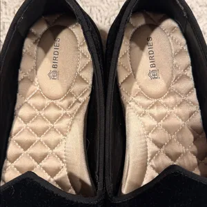 Birdies Women's Elegant Flats Black Velvet - The Heron 7/5 thumbnail 2