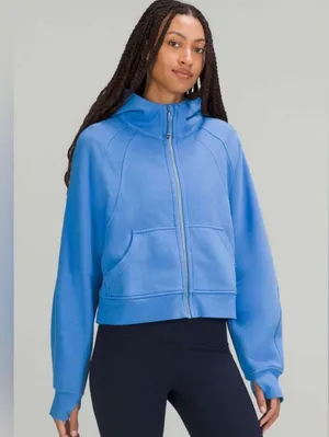 Lululemon RARE blue Scuba full zipper Nile thumbnail 2