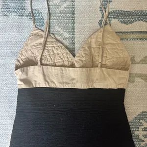Zara Beige and Black Tank Top thumbnail 3