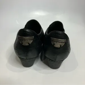 Rockport black leather Adele pumps loafers women’s size 8 business boho minimal‎ thumbnail 5