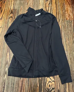 Fabletics Black Zip-Up Jacket thumbnail 1