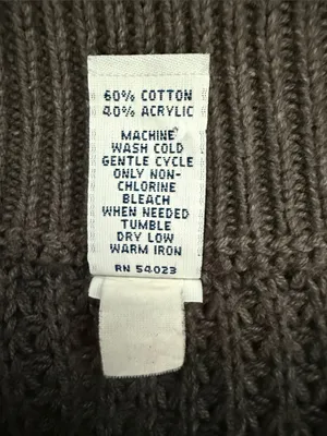 GAP Women’s Gray Ribbed Button-Front Sweater thumbnail 7