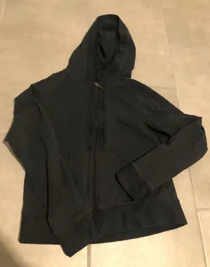 Black Zip Up Hoodie Size M thumbnail 1