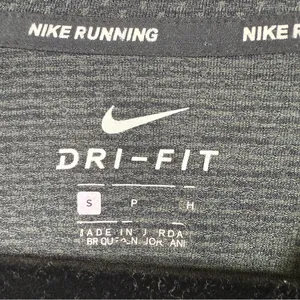 Nike Women's Charcoal Dri-FIT Running Tee thumbnail 3