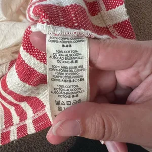 Free People Its A‎ Wrap Tuscany Mini Skirt with Red White Stripes Size medium thumbnail 10