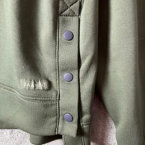 Jaanuu Women's Snap-Side Comfort Pullover Sweater Olive‎ Green Size Large thumbnail 4